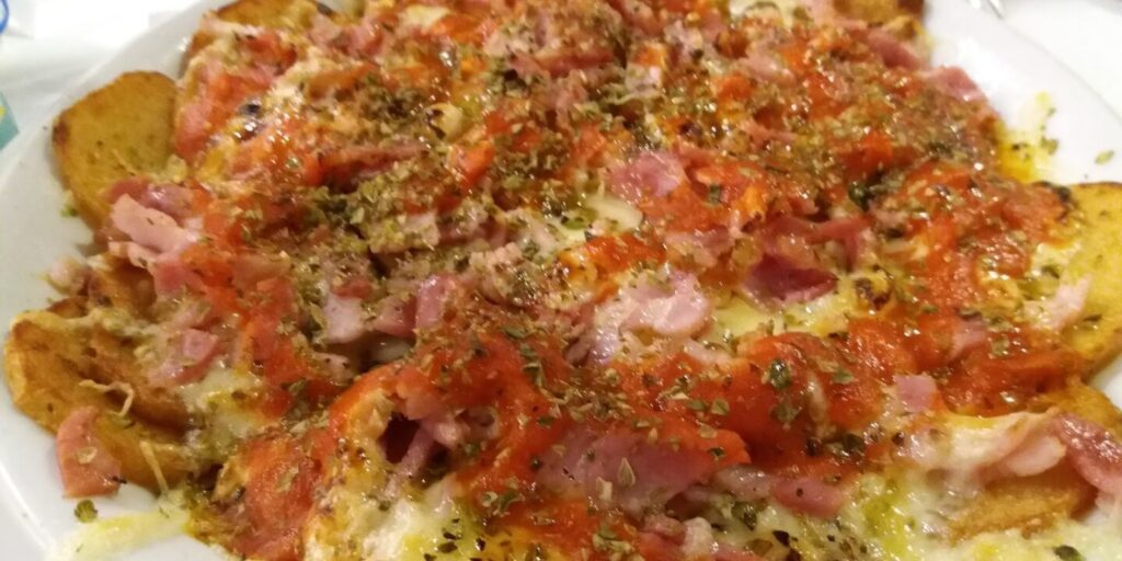 patatas pizza al horno