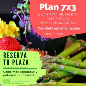 PLAN 7×3: 21 DÍAS PARA CAMBIAR TUS HÁBITOS – EDICIÓN ABRIL – MAYO